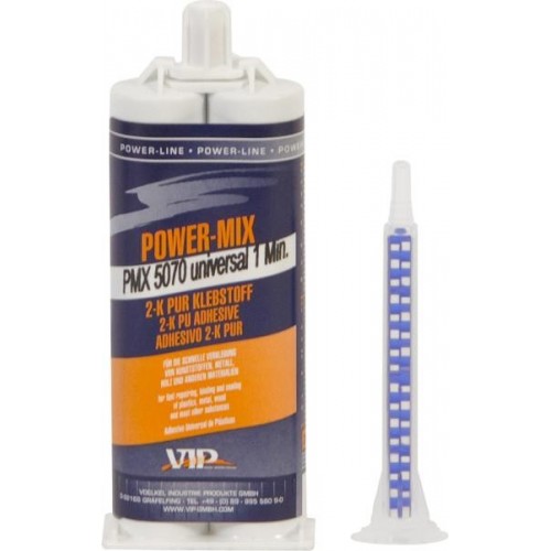 VIP 'Power Mix' - 1 Minute 2K Polyurethane Universal Repair Adhesive VIP 'Power Mix' - 1 Minute 2K Polyurethane Universal Repair Adhesive